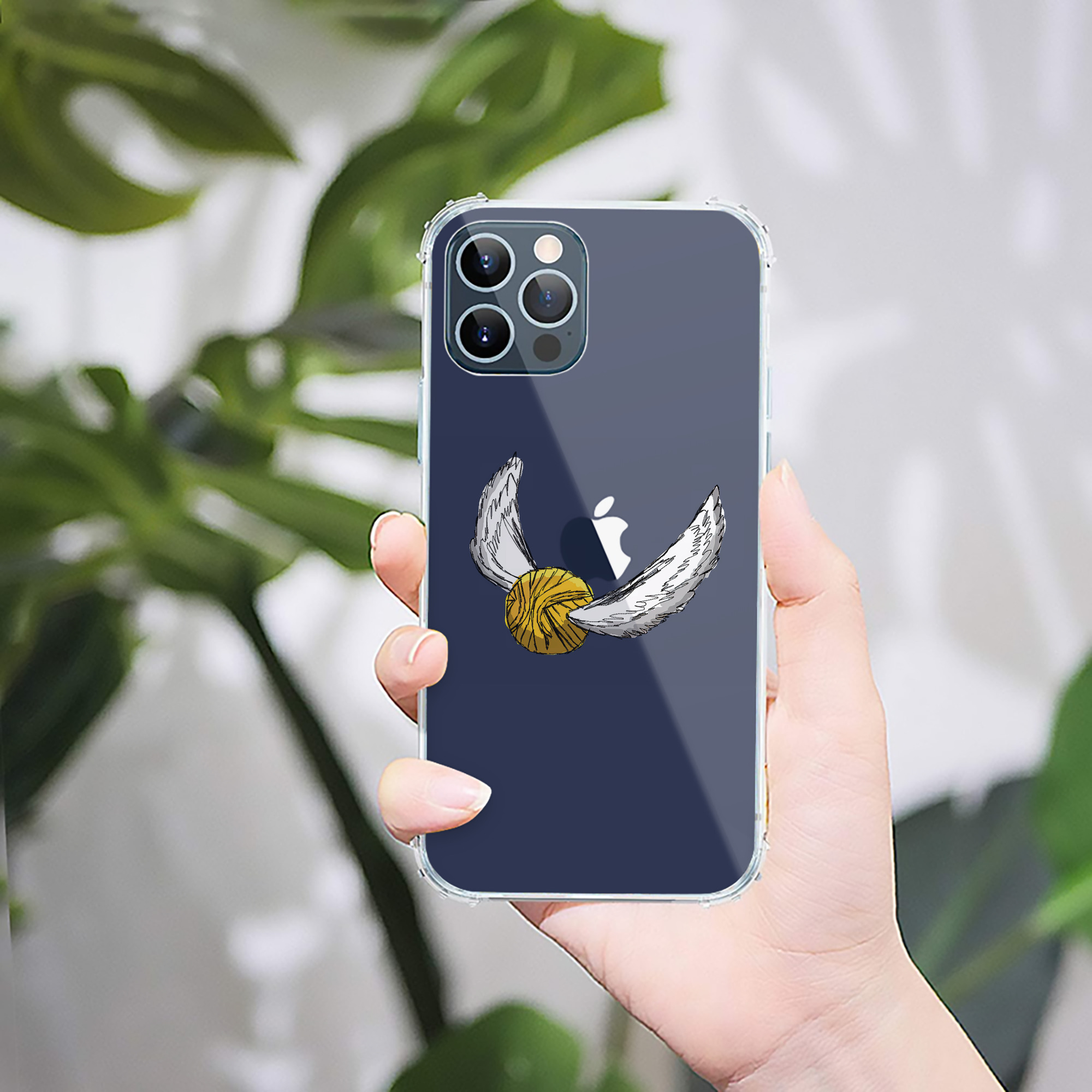 （画像用） Harry Potter ハリー・ポッターシリーズ 【iPhone 12シリーズ対応】透明スマホケース（クリアソフトケース）